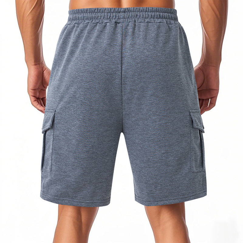 Men's Loose-Fit Terry Cargo Shorts