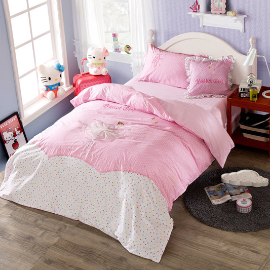 Children's Illustrated Cotton Duvet Cover Set | 6 Designs