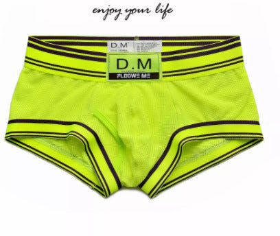 Men's Quick-Dry Striped Boxer Briefs