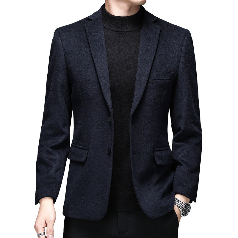 Men's Wool Blend Smart-Casual Coat – Relaxed Fit | 165–190cm