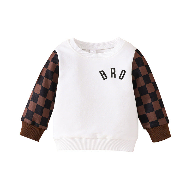 Toddler Plaid Sweatshirt | Long Sleeve Kids Top 70–100cm