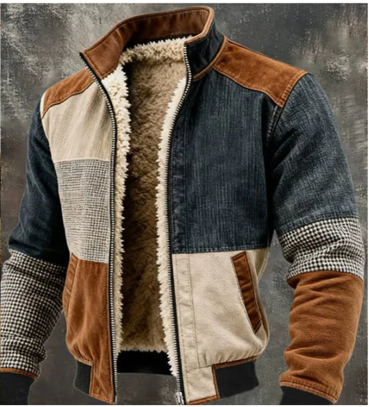 Men's Fleece-Lined Thick Hooded Jacket | S–5XL