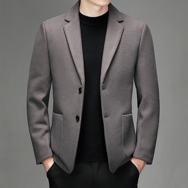 Men's Woollen Suit Jacket – Refined Casual Autumn Winter | M–4XL