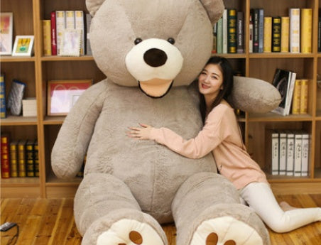 Giant Teddy Bear Plush Shell - Unstuffed Fabric Cover in Multiple Sizes