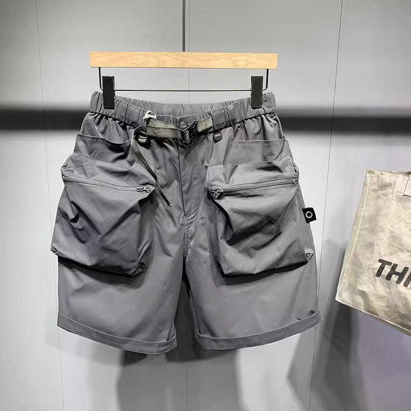 Men's Loose Fit Workwear Shorts | Casual Cargo Shorts with Pockets