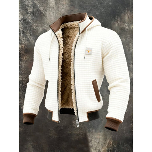 Men's Extra-Thick Plaid Hooded Jacket | Fleece-Lined Winter Coat S–4XL