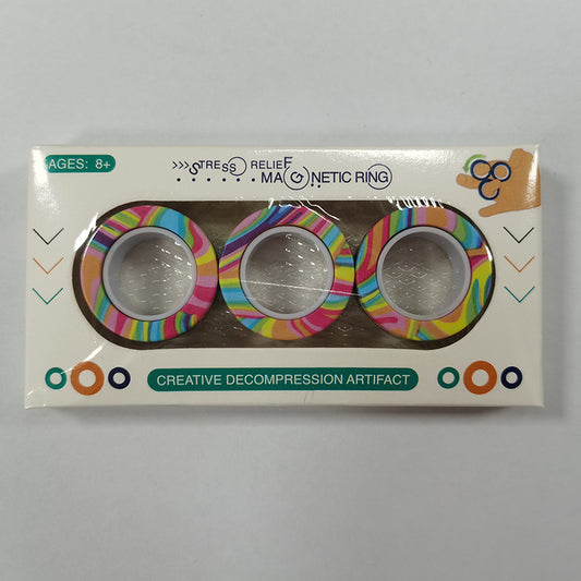 Magnetic Fingertip Spinning Top Set 3 Pack | Fidget Desk Toy