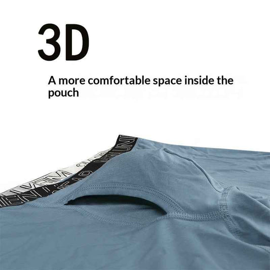 Men’s V-Shape Boxer Briefs – Breathable Extended Length Running Underwear