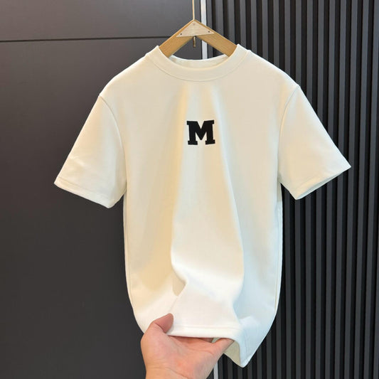 Men's Short Sleeve Printed Crew Neck Top | Summer Casual