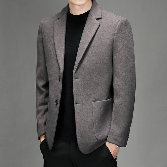 Men's Woollen Suit Jacket – Refined Casual Autumn Winter | M–4XL