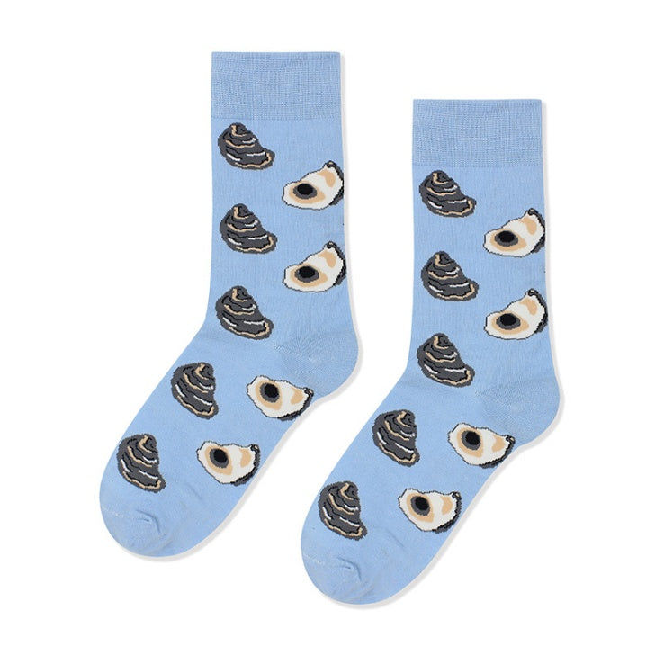 Unisex Seafood Novelty Socks – 5 Ocean Prints