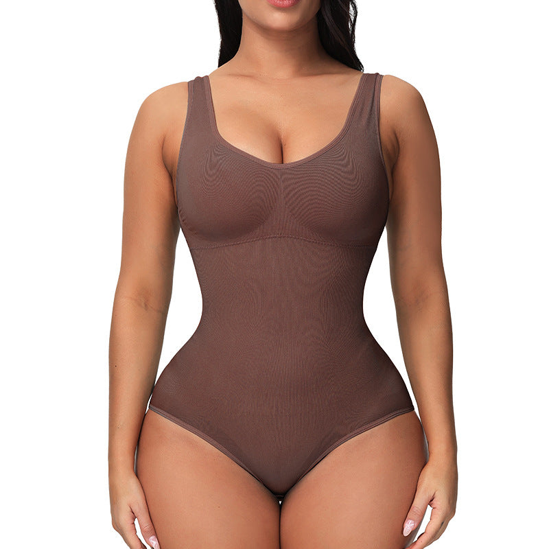 Seamless Sculpting Bodysuit | Black, Apricot & Coffee | S-5XL