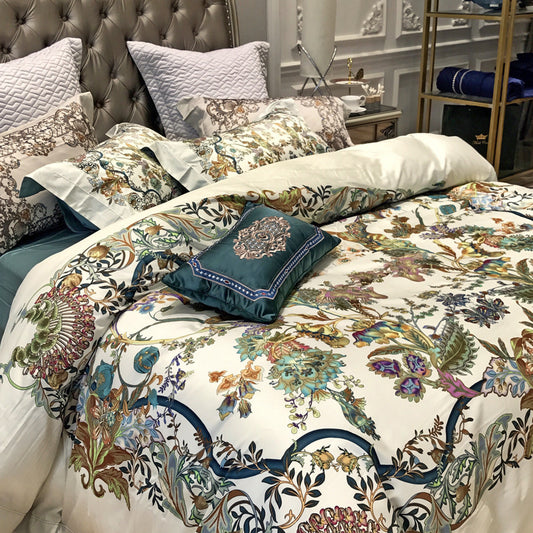 Digital Print Pure Cotton Bedding Set 6 Piece | 11 Designs