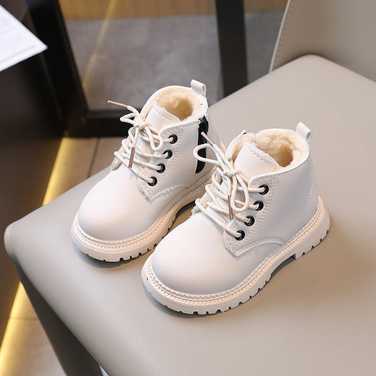 Children's Side-Zip Martin Boots | Faux Leather | EU 21-30