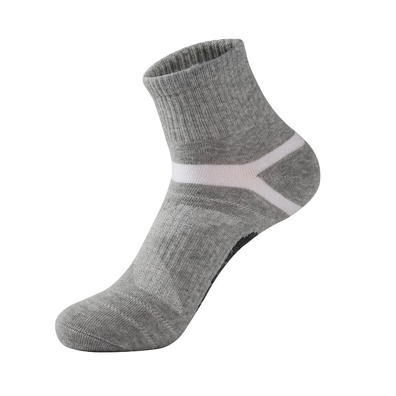 Men's Cotton Jacquard Sports Socks – Single, 3 & 5-Pair Packs