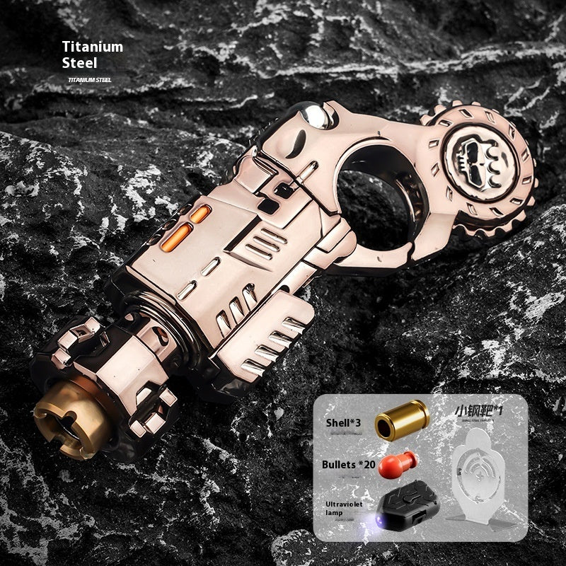 Alloy Shell-Ejecting Soft Bullet Toy Gun