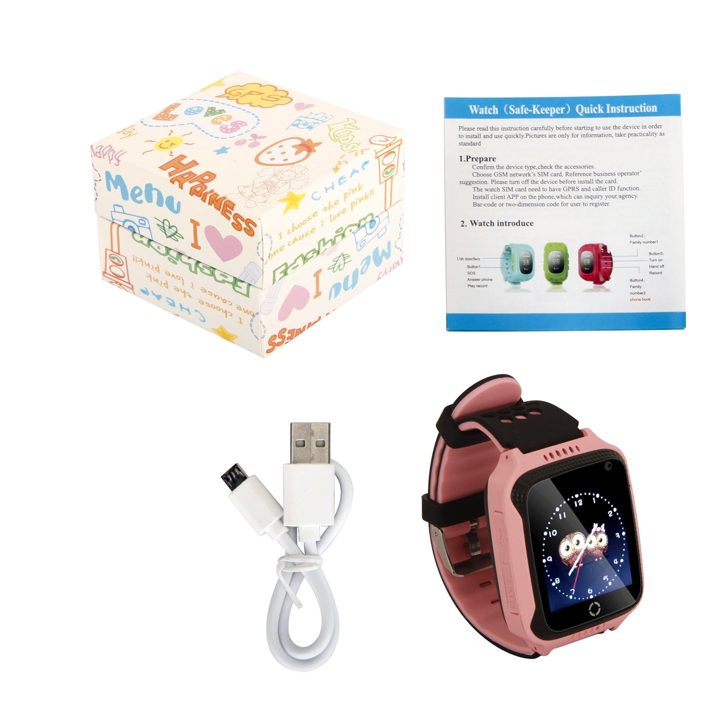 Children’s Smart Watch M05 – 1.44” Touch, Camera & Games