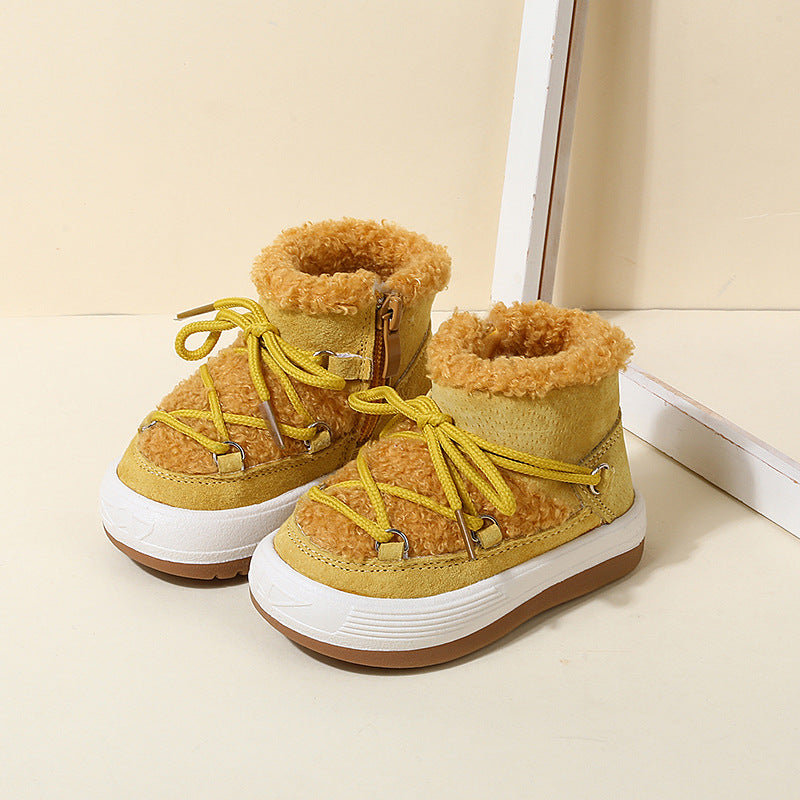 Baby & Toddler Plus Velvet Warm Cotton Shoes