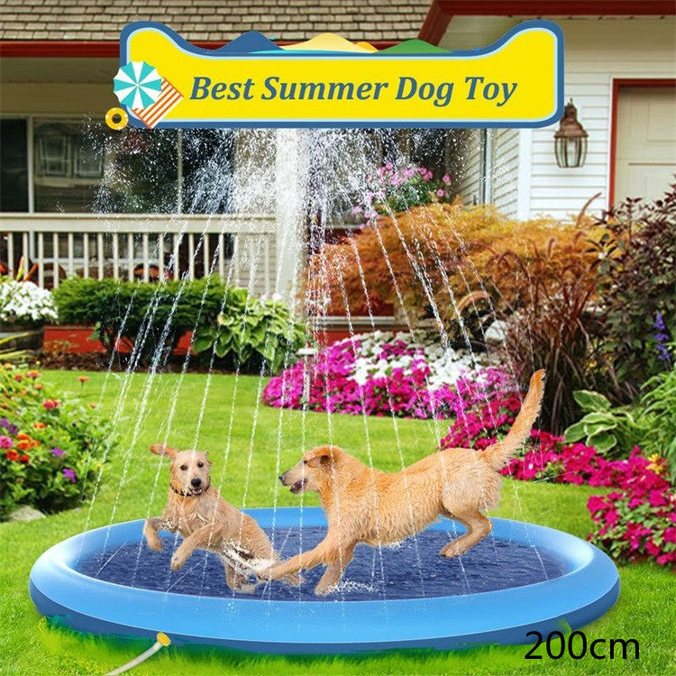 Non-Slip Splash Pad for Kids & Pets | Backyard Sprinkler Play Mat 96cm–2m