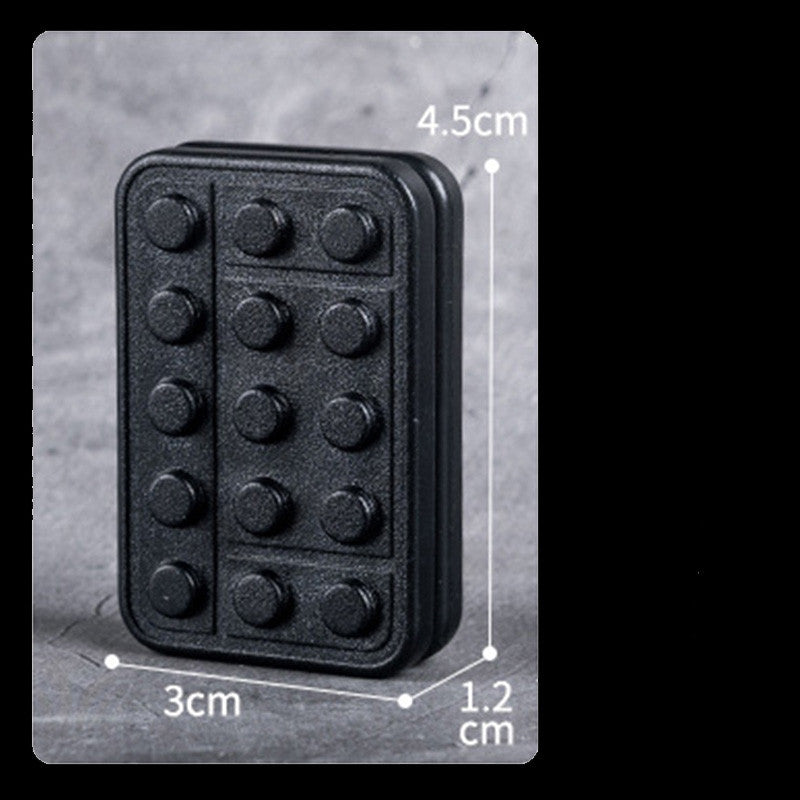 ABS Magnetic Push Card Cube Fidget Toy | Desk Stress Relief