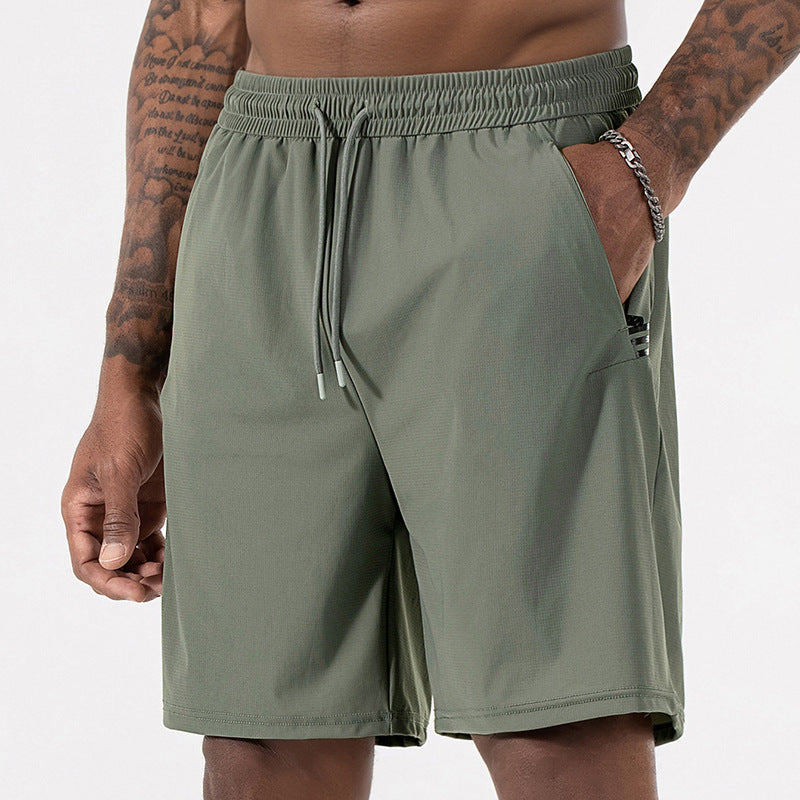 Men's Ice Silk Quick-Dry Sports Shorts