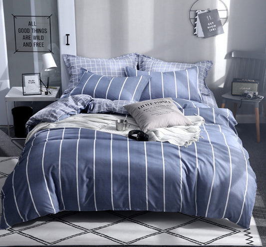 Twill Reactive Print Bedding Set | 4 Piece | 5 Sizes