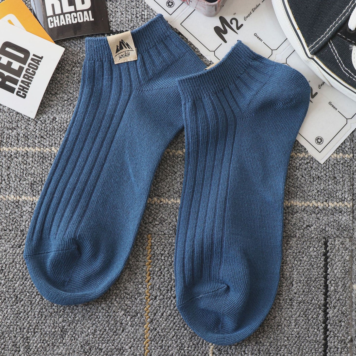 Unisex Cotton Sports Socks – Antibacterial Anti-Fungal Odour-Resistant 9 Colours