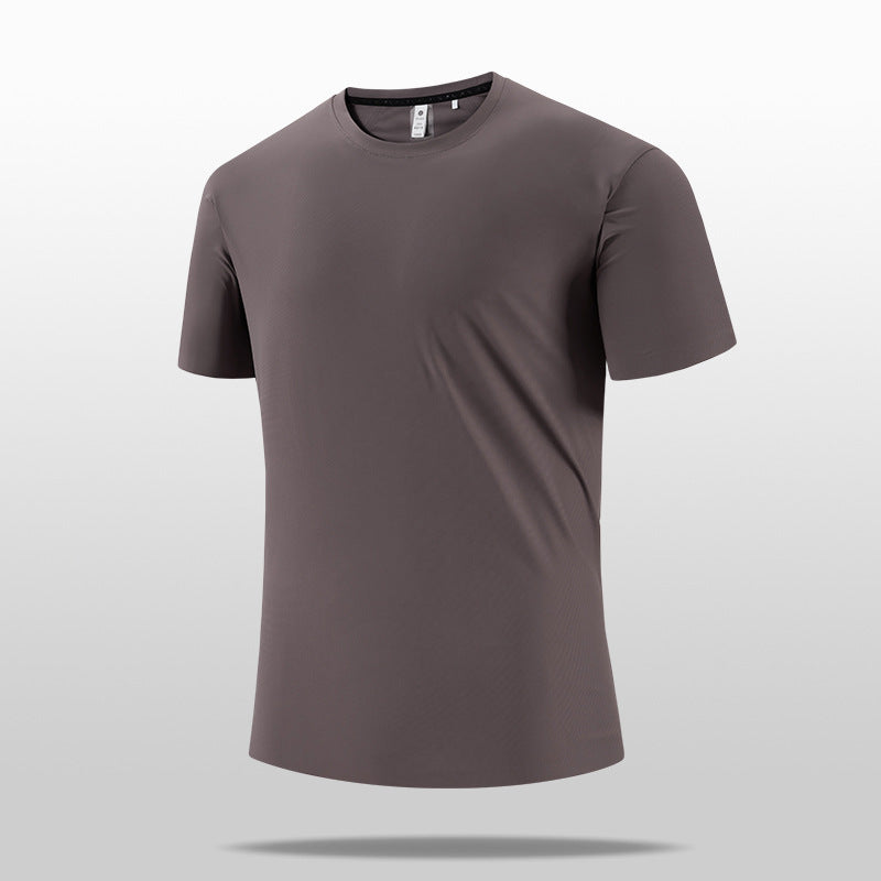 Men's Seamless Stretch Sports Top | Plus Size M–5XL