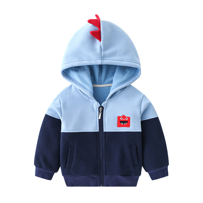 Children's Textured Cotton Hooded Sweatshirt | Kids Casual Hoodie 90-140cm