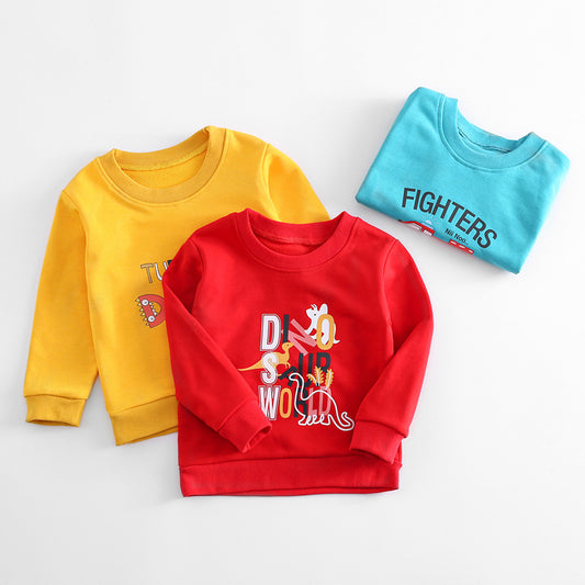 Children's Cartoon Cotton Sweatshirt Pullover | Kids Casual Top