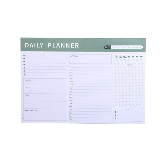 Magnetic Daily Planner Notepad | Tear-Off 120 Pages