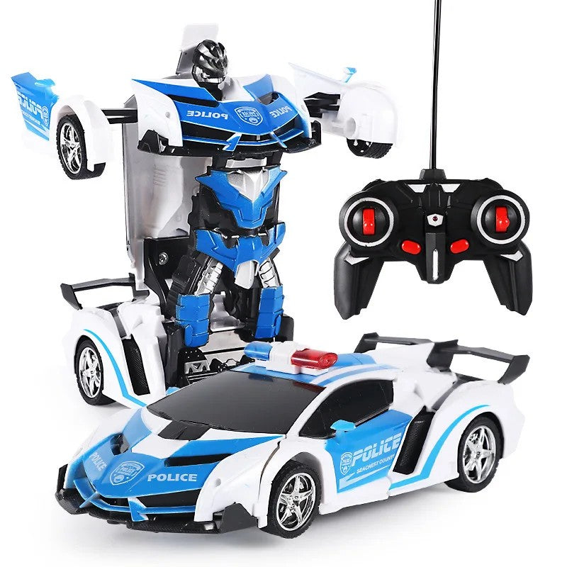 One-Click Deformation RC Car – Transform & Drive with Lights