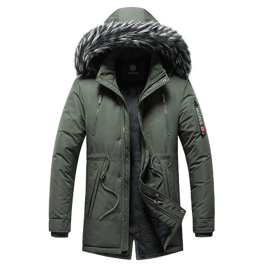 Men's Hooded Cotton-Padded Coat | Casual Winter Outerwear
