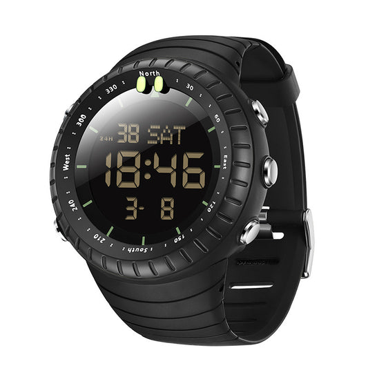 Large Dial Luminous Waterproof Watch for Men - Casual & Sports Style