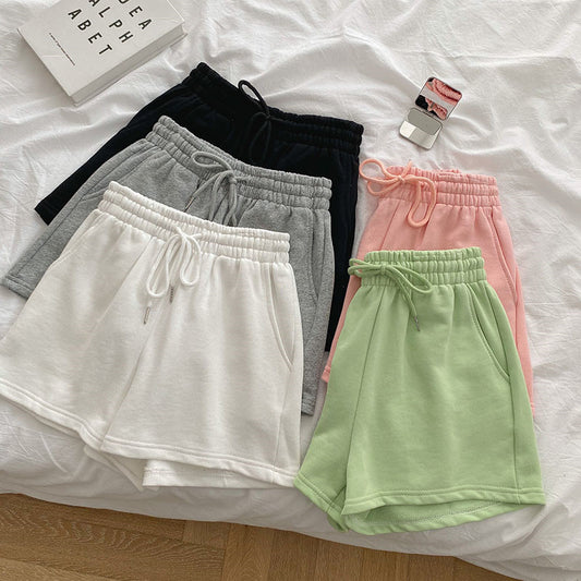 High Waist Wide Leg Shorts | Asymmetric Pocket Detail | 5 Colours
