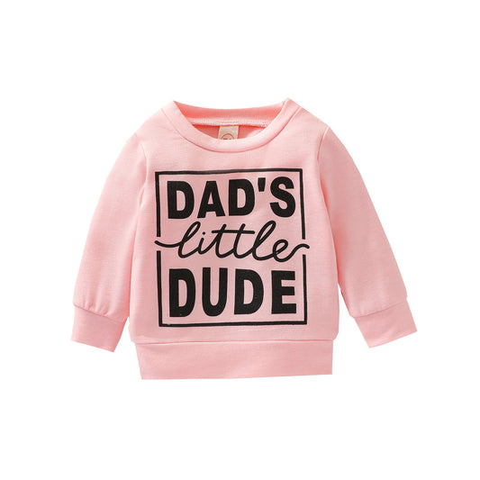 Boys Letter Print Sweatshirt Top | Toddler Casual Tops