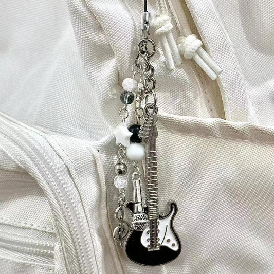 Cartoon Singer Alloy Phone Charm & Keychain Pendant