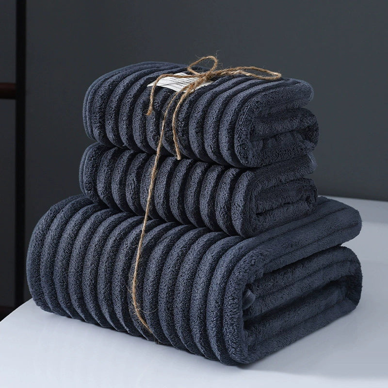 Soft Coral Fleece Bath Towel | Fast-Absorbing & Plush | 5 Colours