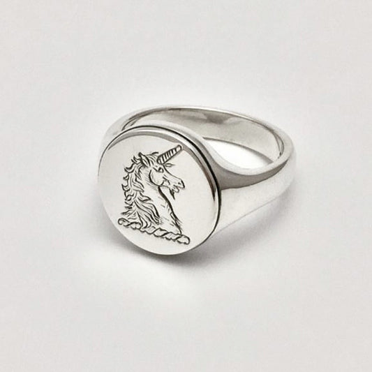 Unisex Seahorse Alloy Ring – European Punk Animal Motif Band