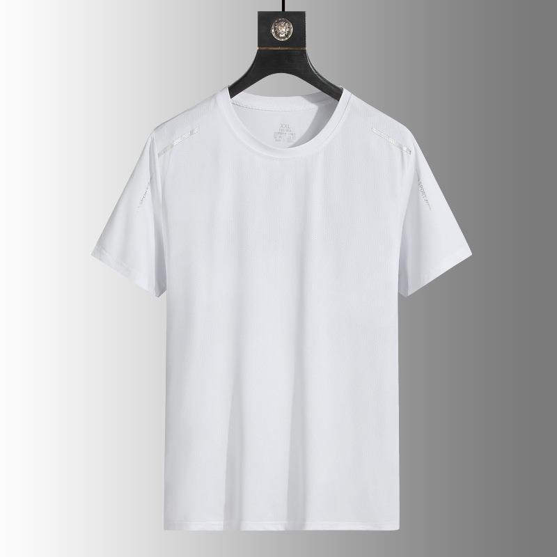 Men's Ice Silk T-Shirt – Slim Fit Short Sleeve | 5 Colours | Sizes M–5XL