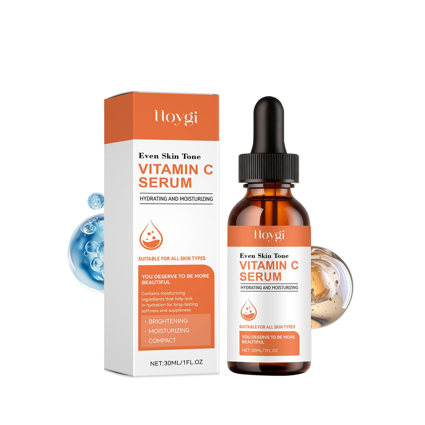 Vitamin C Facial Serum 30ml | Hyaluronic Acid & Vitamin E