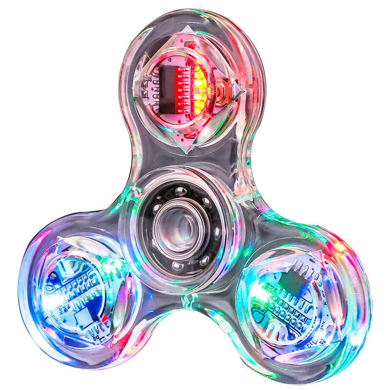 LED Light-Up Fingertip Spinning Top | Fidget Decompression Toy