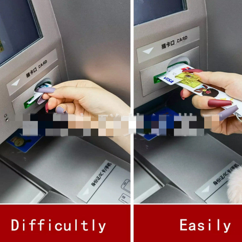 Acrylic Touchless Card Puller Keychain | Hygiene Tool