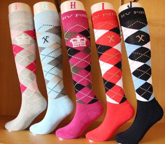 Equestrian Polo Knee-High Socks – 95% Combed Cotton Unisex