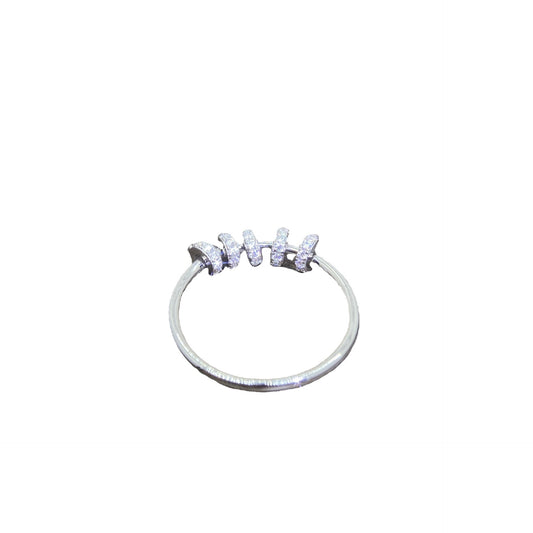 S925 Sterling Silver Zircon Geometric Ring | Gold, Silver & White Gold