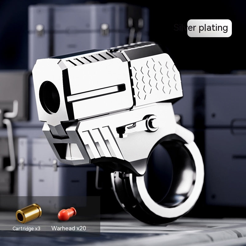Zinc Alloy Shell-Ejecting Toy Gun with Bullets