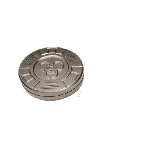 Stainless Steel EDC Fingertip Gyro | Push Card Coin Fidget Toy