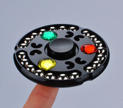 Lotus Steel Ball Fingertip Spinner | Aluminium Alloy Fidget Toy