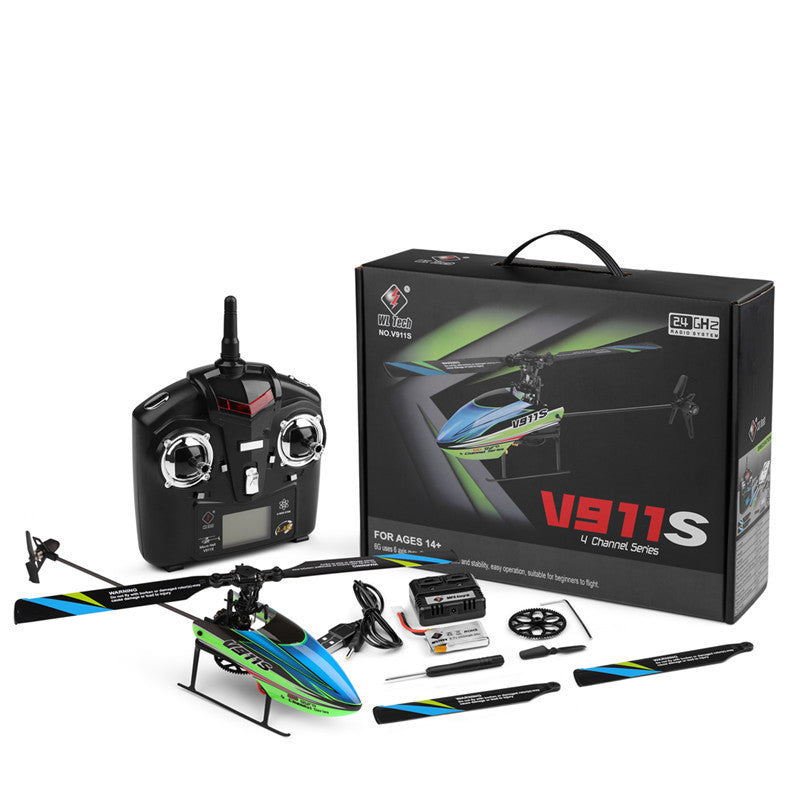 2.4G RC Helicopter | 4-Channel Single Propeller with USB Charging