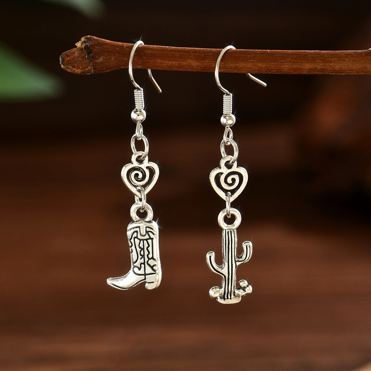 Retro Spiral Coil Earrings | Geometric Alloy Statement Earrings